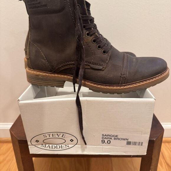 Steve madden sargge combat boots main image 4